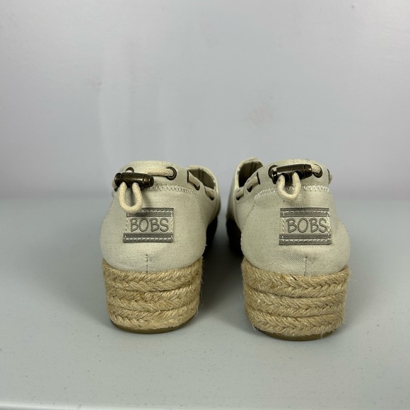 Bobs from Skechers Women’s Natural Canvas Espadrille Size 8 - Picture 5 of 9